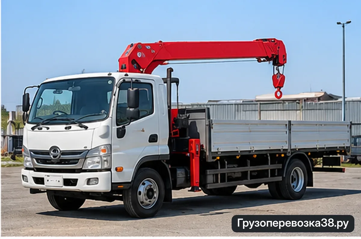 Фото перевозчика Максим: Hino с КМУ · Манипулятор · 18 т, Иркутск