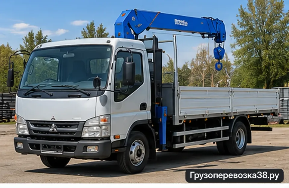 Nissan Diesel с КМУ · Манипулятор · 5 т — перевозчик Александр, Иркутск