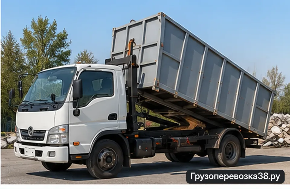 Грузовой автомобиль для вывоза мусора · Грузовой автомобиль — перевозчик Алексей, Иркутск